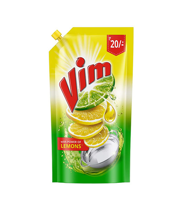 Vim Dishwash Liquid 155 Ml Pouch