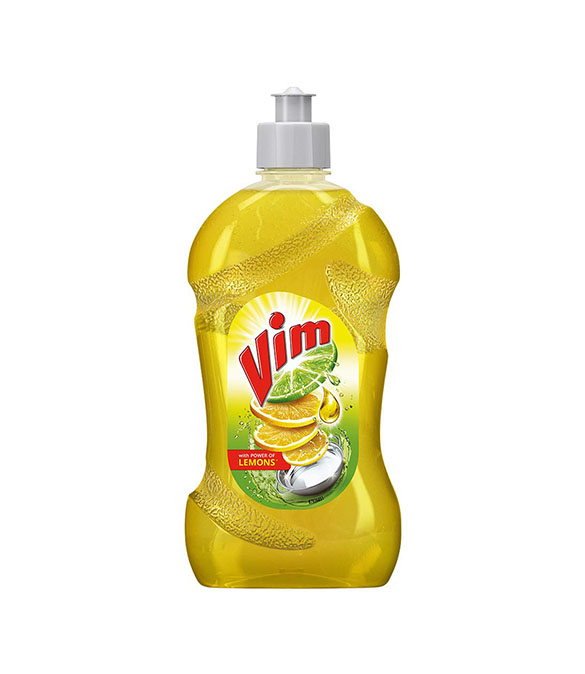 Vim Dishwash Liquid Gel Lemon 500 Ml